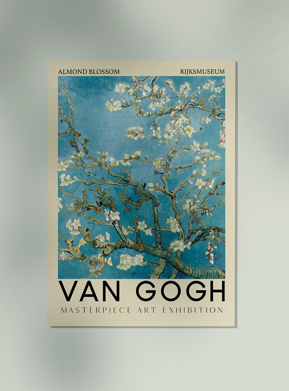 Almond Blossom Van Gogh Exhibition Art Poster
