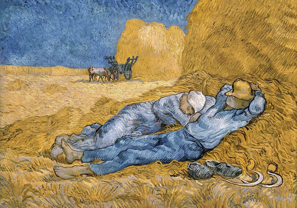 The Siesta Art Print by Van Gogh
