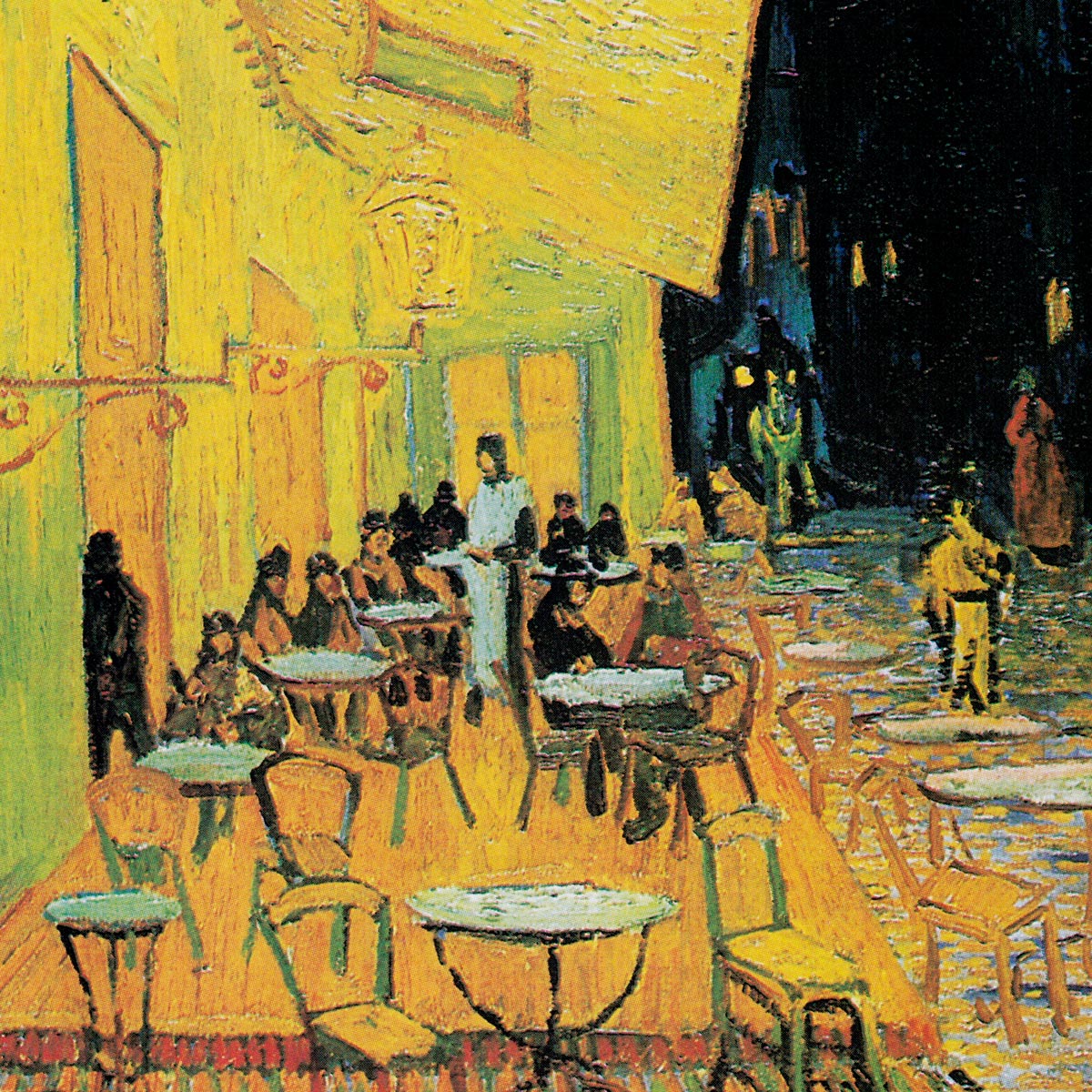 Café Terrace at Night Art Exhibition Poster by Van Gogh