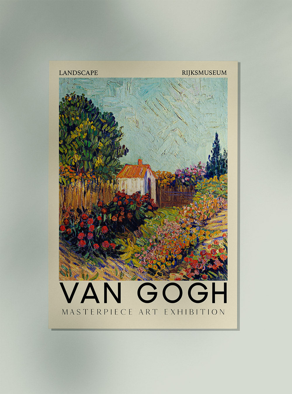 Landscape Art Exhibition Poster by Van Gogh