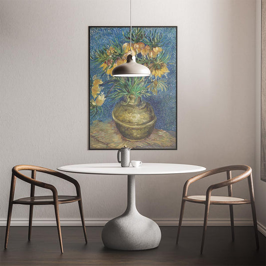 Imperial Fritillaries in a Copper Vase Art Print by Van Gogh