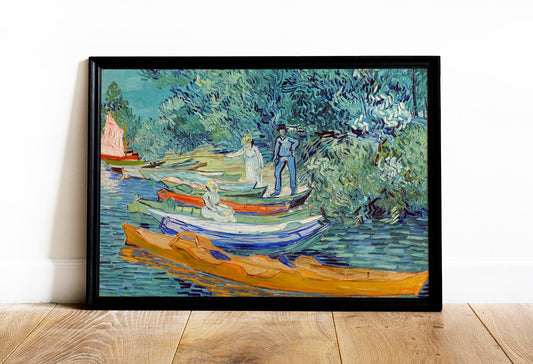 Bank of the Oise at Auvers Art Print by Van Gogh