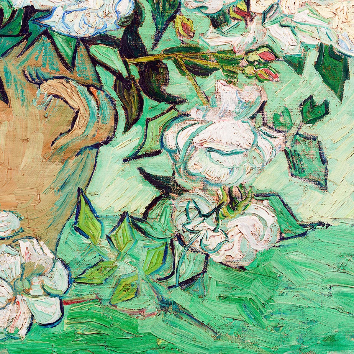 Roses Art Print by Van Gogh