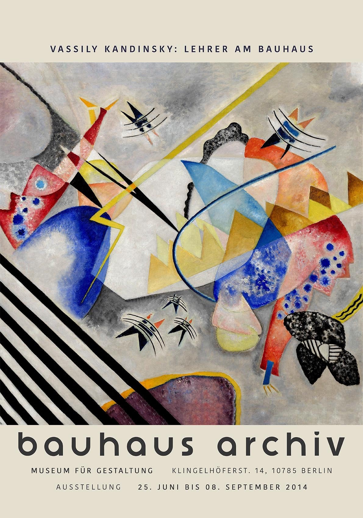 White Center by Wassily Kandinsky Exhibition Poster
