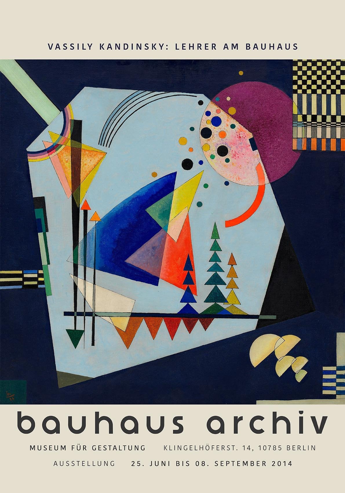 Three Sounds by Wassily Kandinsky Exhibition Poster