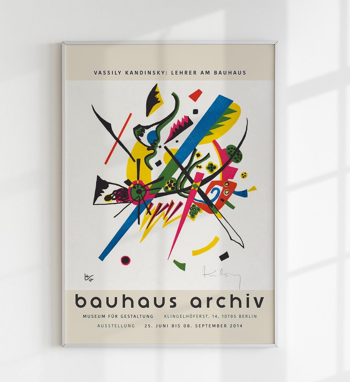 Small Worlds Nr 1 by Wassily Kandinsky Exhibition Poster