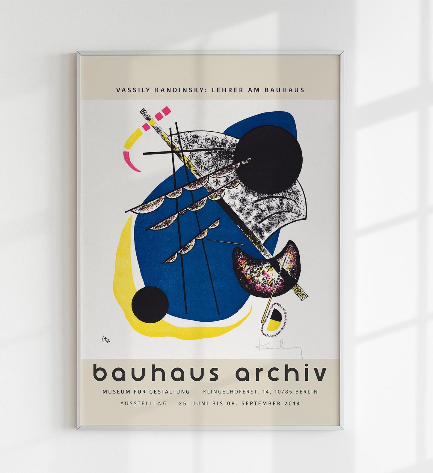 Small Worlds Nr 2 by Wassily Kandinsky Exhibition Poster