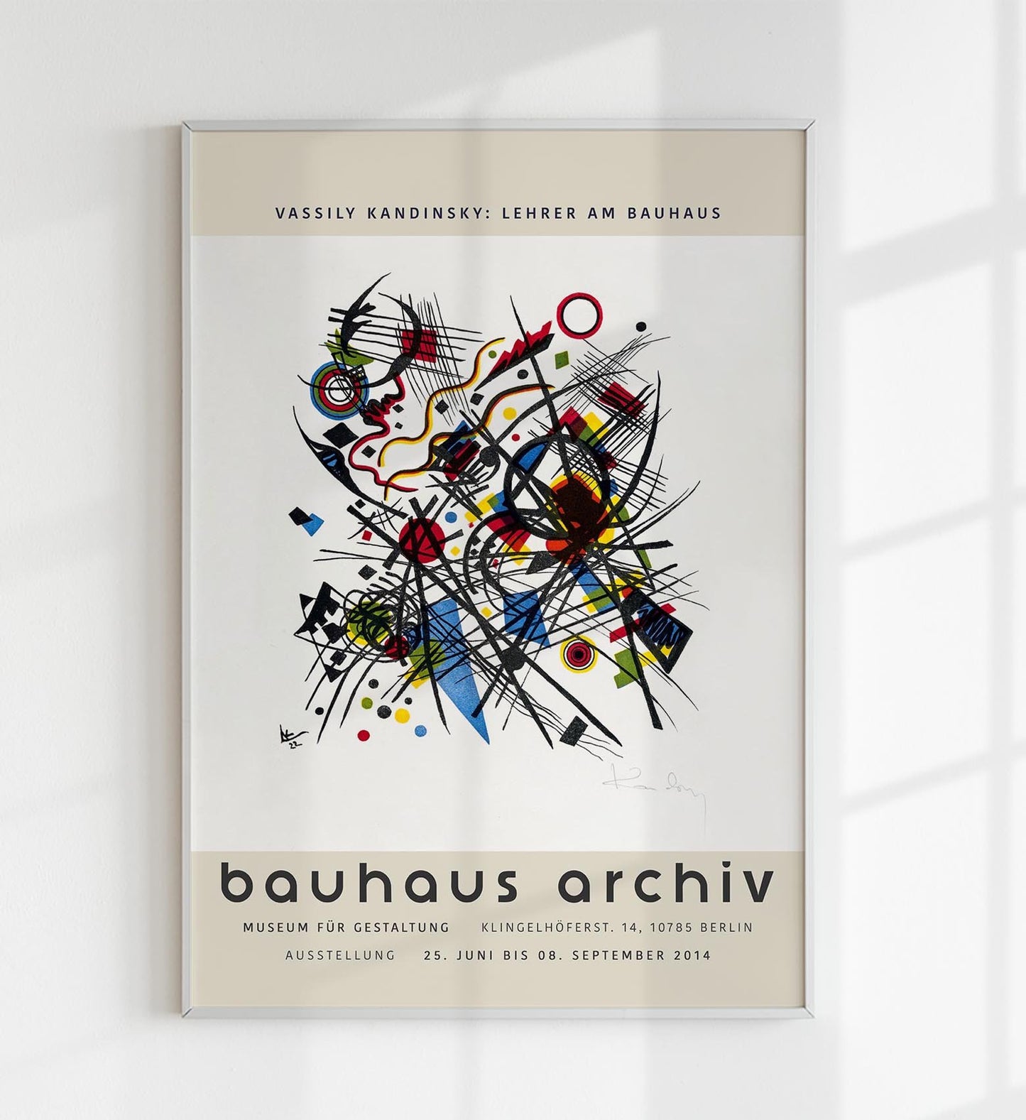 Wassily Kandinsky Bauhausmappe Exhibition Poster