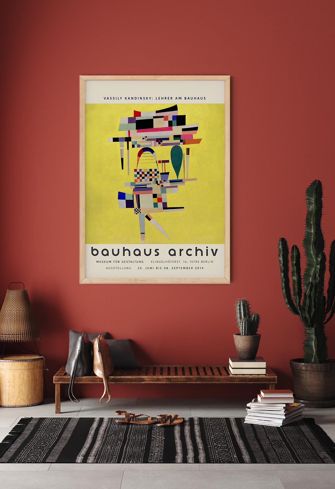 Yellow Painting by Wassily Kandinsky Exhibition Poster