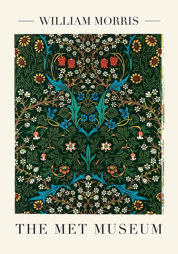 William Morris Tulip Art Exhibition Poster