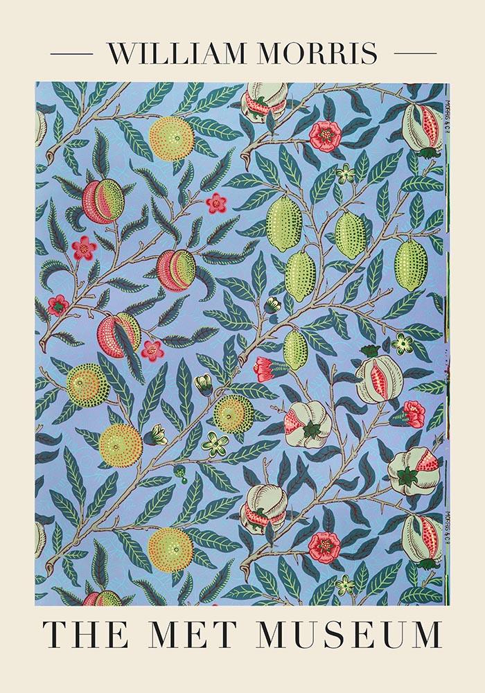 William Morris Pomegranate Art Exhibition Poster
