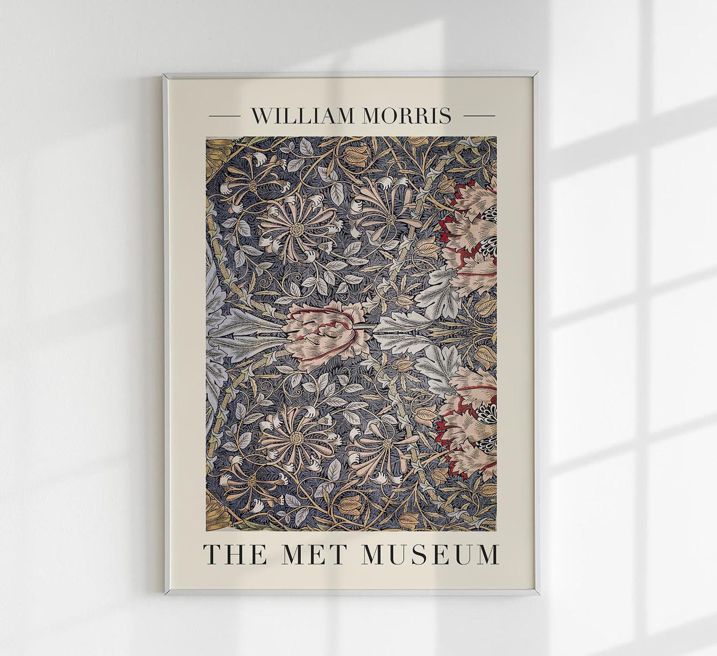 William Morris Honeysuckle Pattern I Art Exhibition Poster