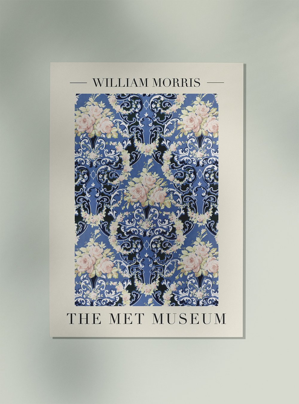 William Morris Floral Bouquets Art Exhibition Poster