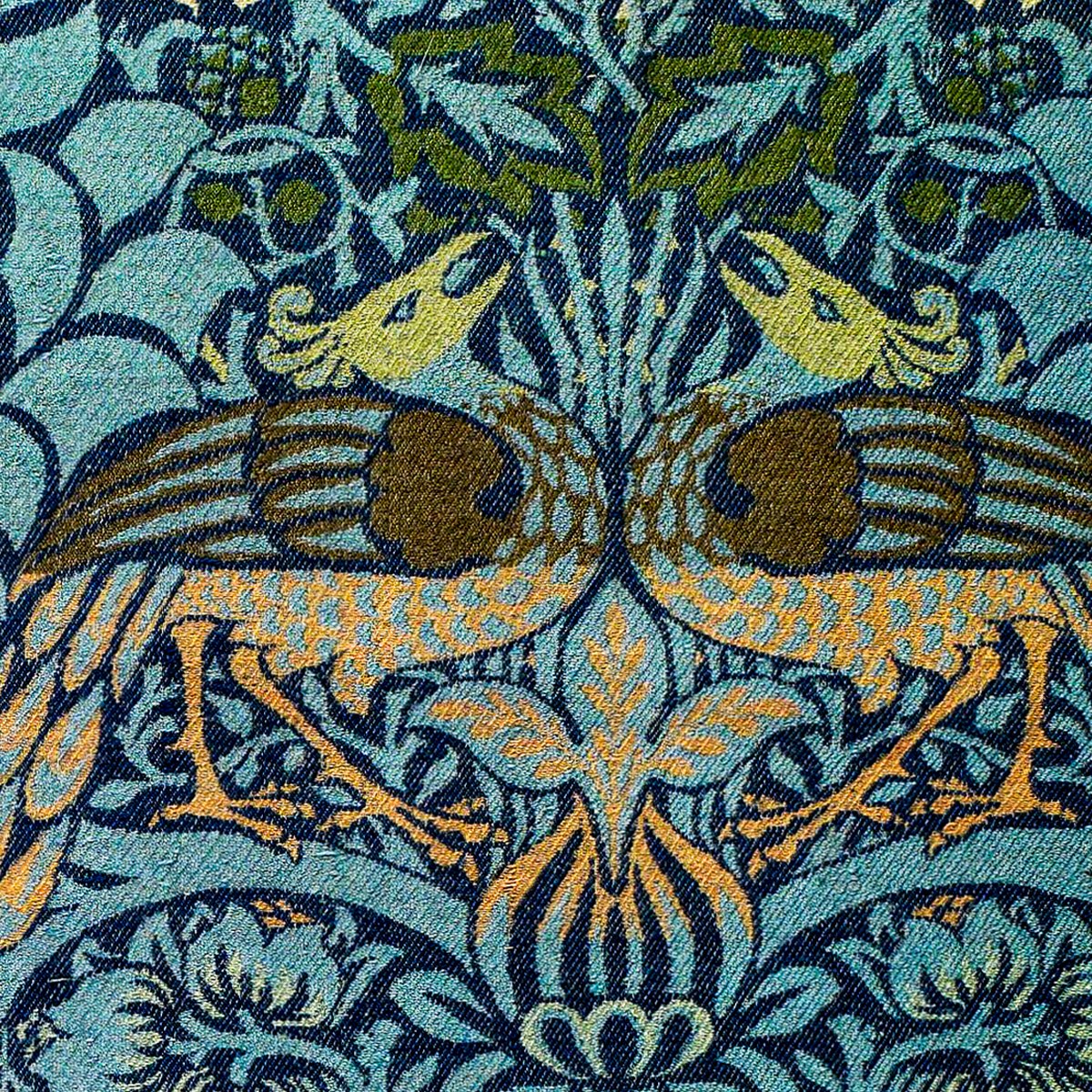 William Morris Peacock and Dragon I Art Exhibition Poster
