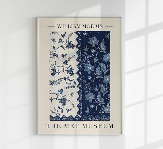 William Morris Indonesian Sarong Art Exhibition Poster