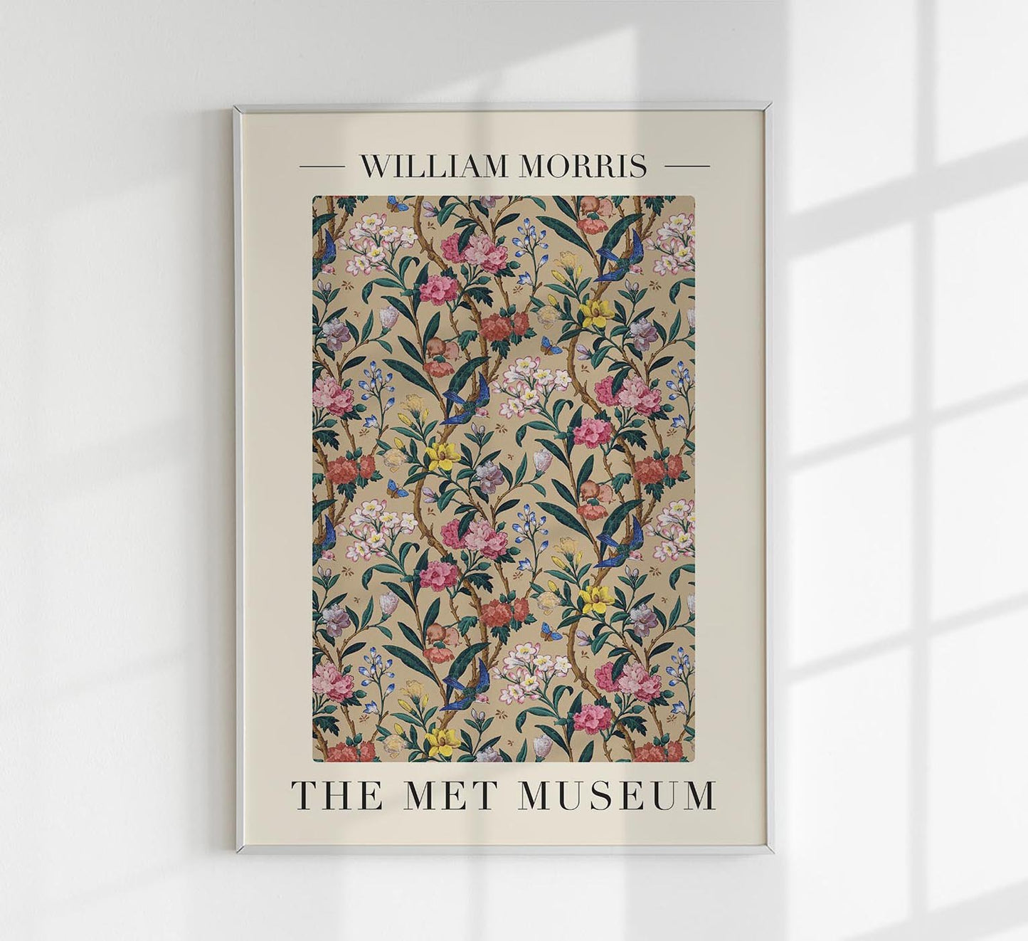 William Morris Birds and Bees Art Exhibition Poster