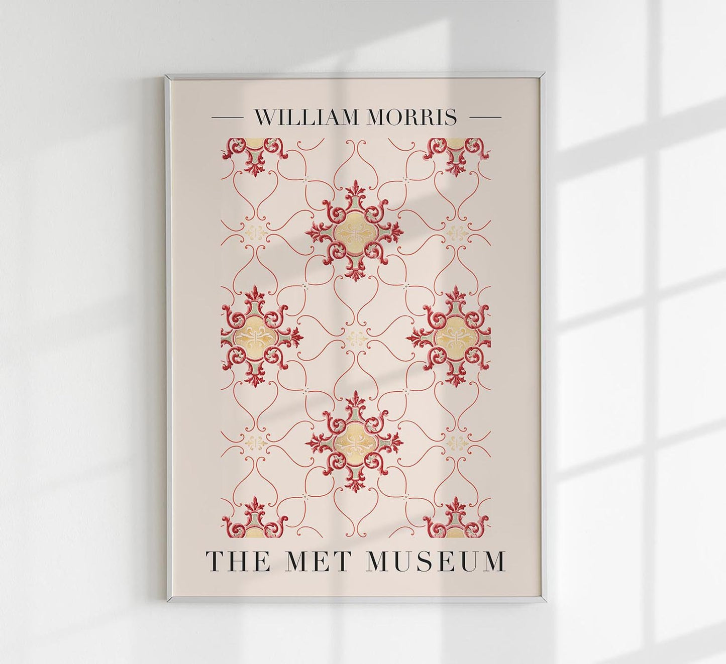 William Morris Vintage Wallpaper Art Exhibition Poster