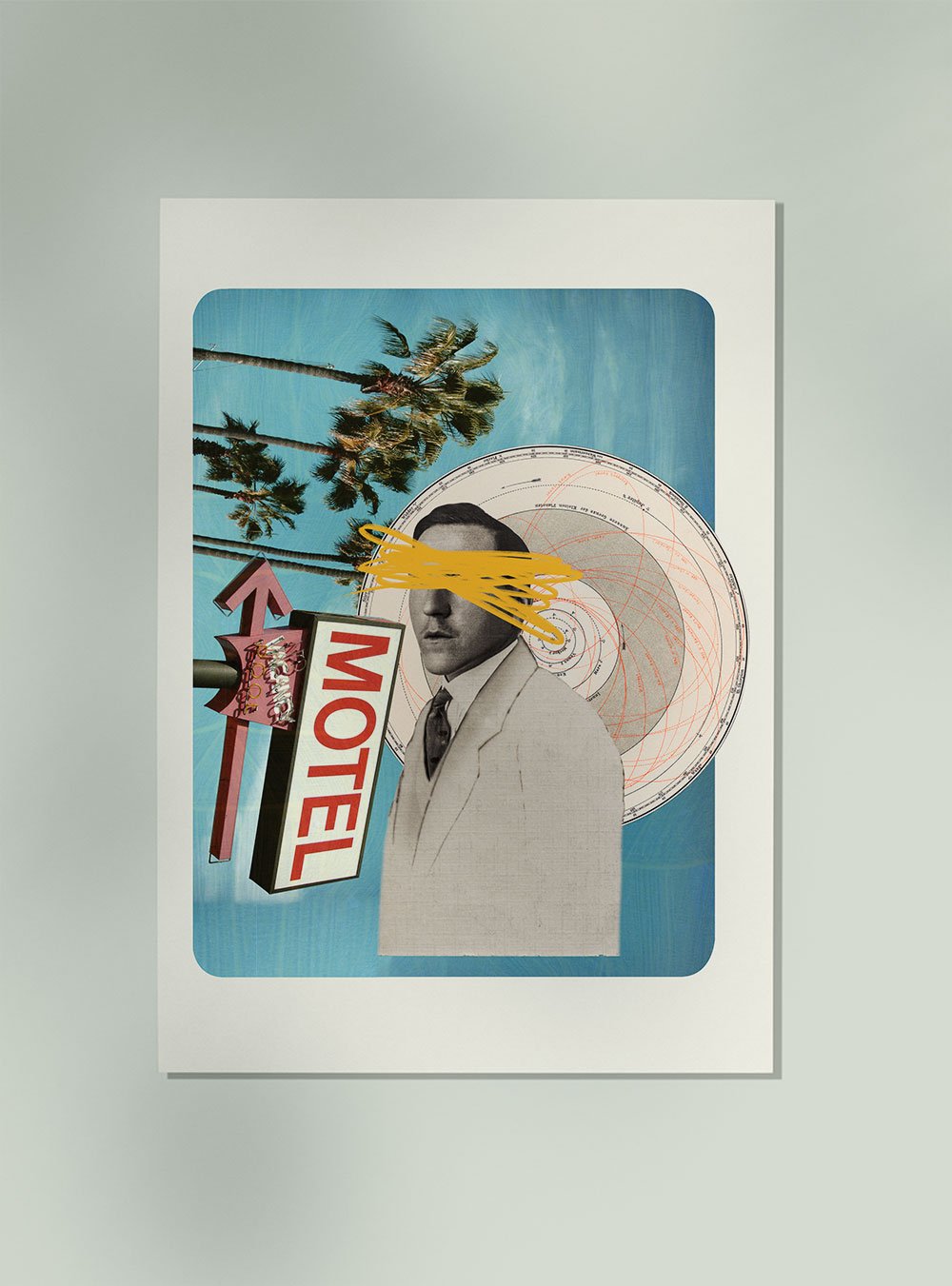 Motel Art Poster
