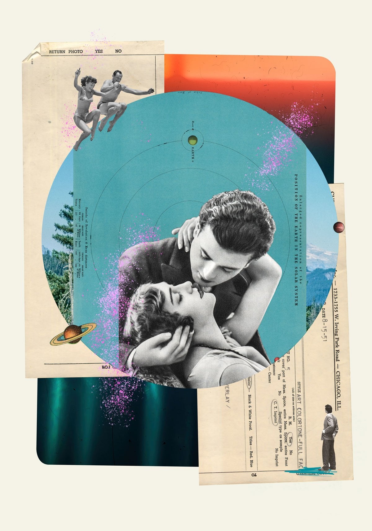 The Kiss Art Poster