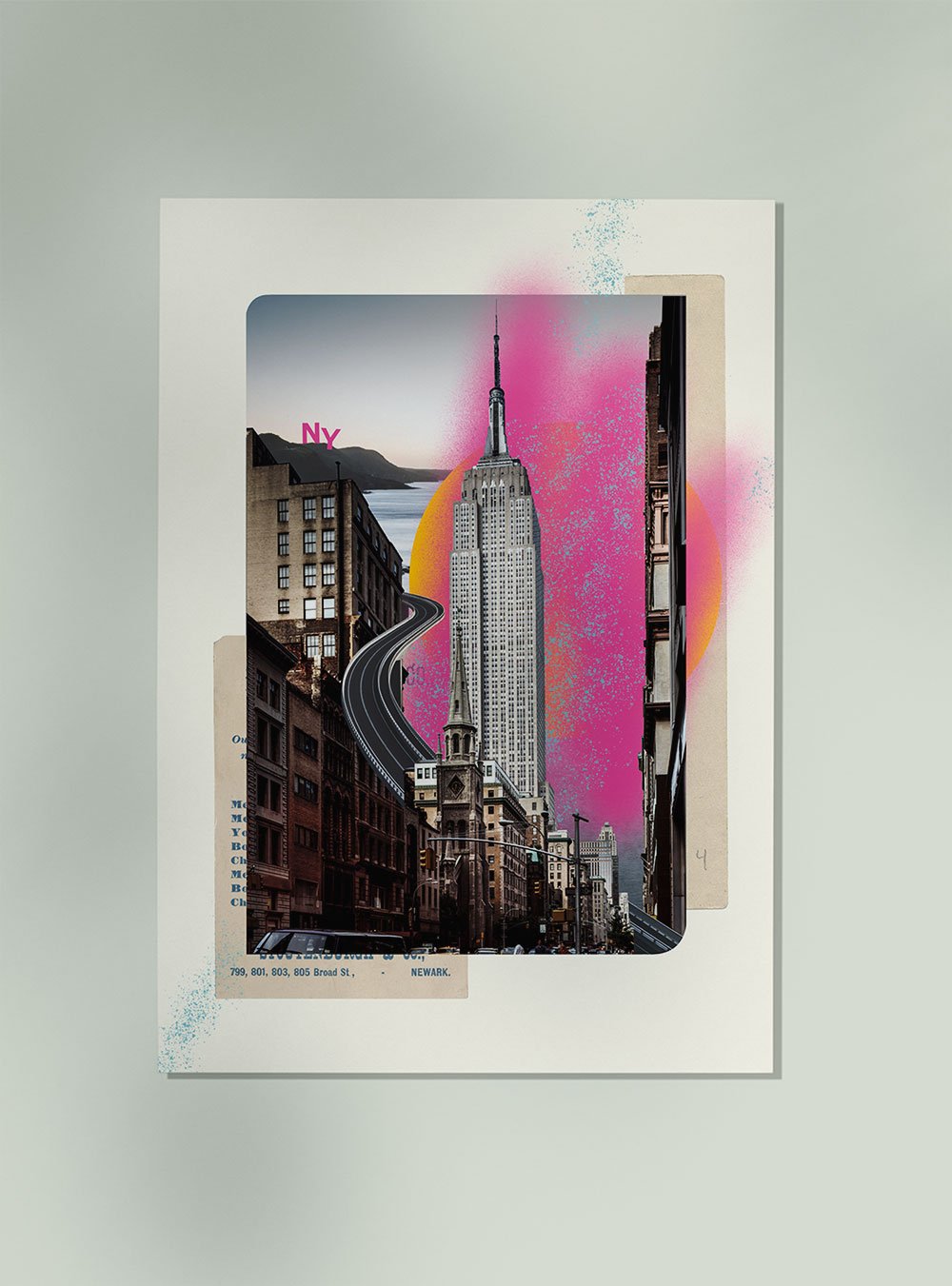 Empire State Art Poster