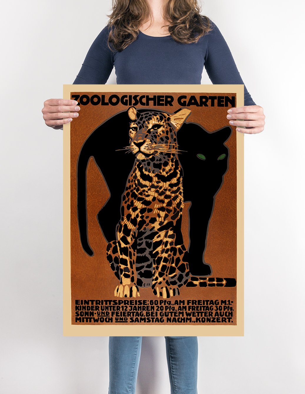 Zoologischer Garten Zoo Vintage Poster