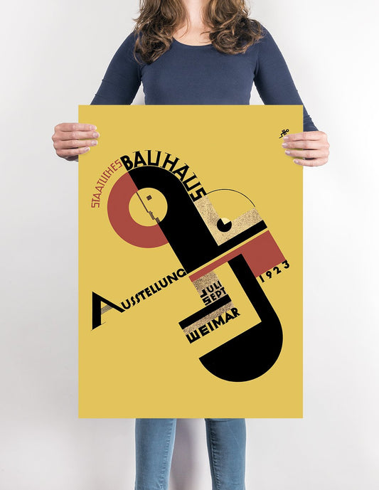 Bauhaus Exhibitions Poster by Joost Schmidt 1923