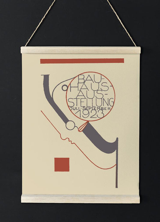 Bauhaus Exhibitions Poster by Oskar Schlemmer 1922-1923