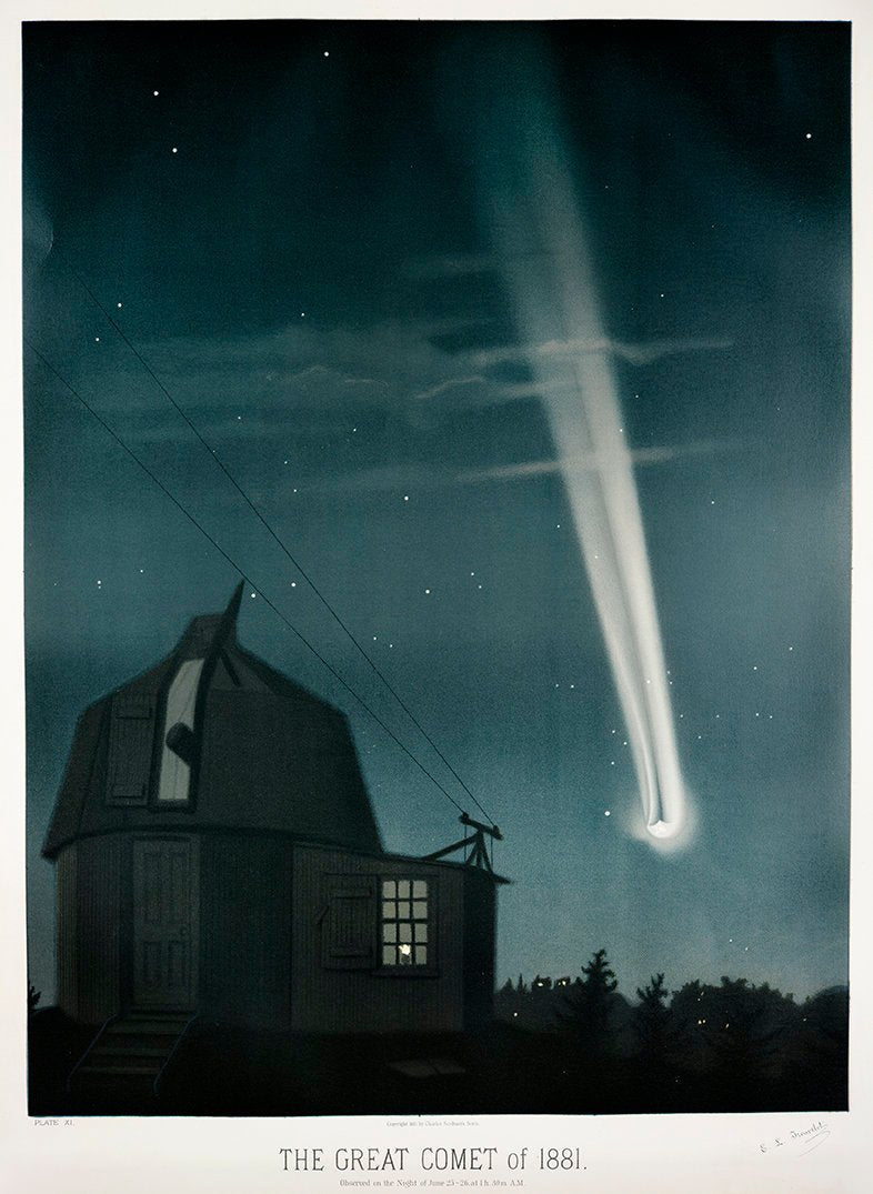 The Great Comet Astronomical Poster